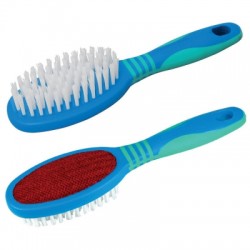 Brosse nylon double 1 côté pour le chat et 1 côté pour les vêtements VIVOG