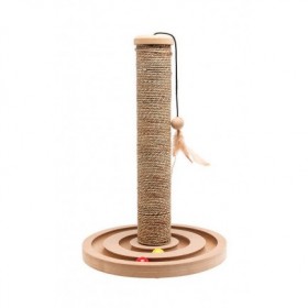 Griffoir sisal pour chat forme BOULIER