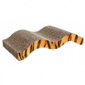 Griffoir pour chat en carton forme vague KARLIE