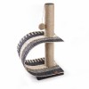 ARBRE A CHAT pour chat avec tunnel en papyrus bicolore Collection BLACK & WHITE MARTIN SELLIER
