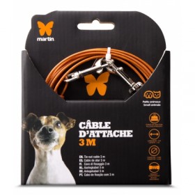 Câble d'attache pour petit chien et chat MARTIN SELLIER