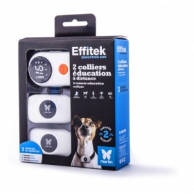 COLLIERS EDUCATEURS ELECTRONIQUES pour 2 chiens EFFITEK Education Duo MARTIN SELLIER-DOGFRENCHTOUCH