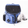 SAC A DOS pour chien et chat collection CROISETTE couleur bleu MARTIN SELLIER-DOGFRENCHTOUCH
