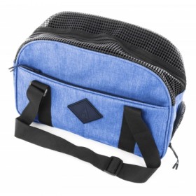 SAC DE TRANSPORT pour chien et chat Collection CROISETTE couleur bleu MARTIN SELLIER-DOGFRENCHTOUCH
