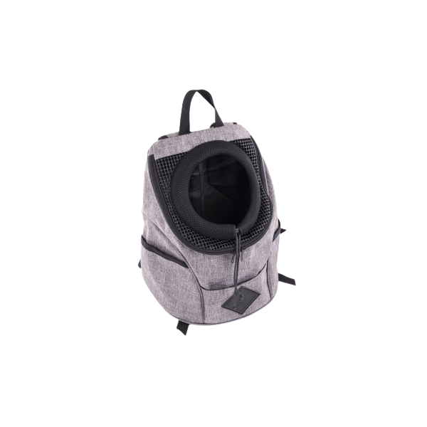 SAC CENTRAL pour chien et chat Collection CROISETTE couleur gris MARTIN SELLIER-DOGFRENCHTOUCH
