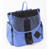 SAC VENTRAL pour chien et chat Collection CROISETTE couleur bleu jean's MARTIN SELLIER-DOGFRENCHTOUCH