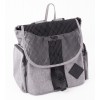 SAC VENTRAL pour chien et chat Collection CROISETTE couleur gris MARTIN SELLIER-DOGFRENCHTOUCH