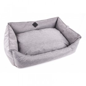 CORBEILLE DEHOUSSABLE pour chien et chat Collection CROISETTE couleur gris MARTIN SELLIER-DOGFRENCHTOUCH
