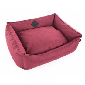CORBEILLE DEHOUSSABLE pour chien et chat Collection CROISETTE couleur rouge MARTIN SELLIER-DOGFRENCHTOUCH