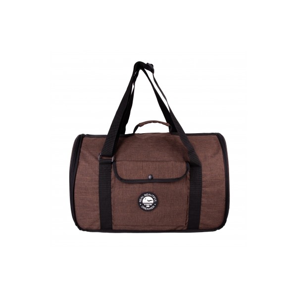 SAC DE TRANSPORT pour chien et chat TUNNEL Collection REAL DREAMER marron MARTIN SELLIER-DOGFRENCHTOUCH