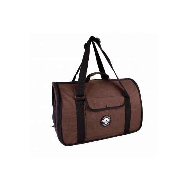 SAC DE TRANSPORT pour chien et chat TUNNEL Collection REAL DREAMER marron MARTIN SELLIER-DOGFRENCHTOUCH