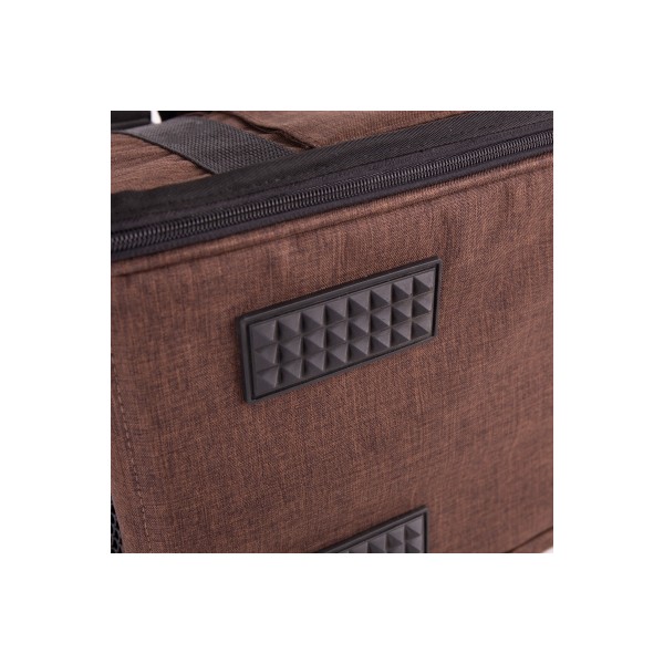 SAC DE TRANSPORT pour chien et chat TUNNEL Collection REAL DREAMER marron MARTIN SELLIER-DOGFRENCHTOUCH