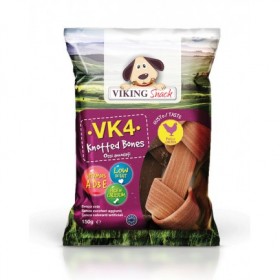 Snacks pour chiens forme os au poulet LEOPET