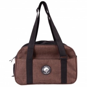 SAC DE TRANSPORT pour chien et chat Collection REAL DREAMER couleur marron MARTIN SELLIER-DOGFRENCHTOUCH