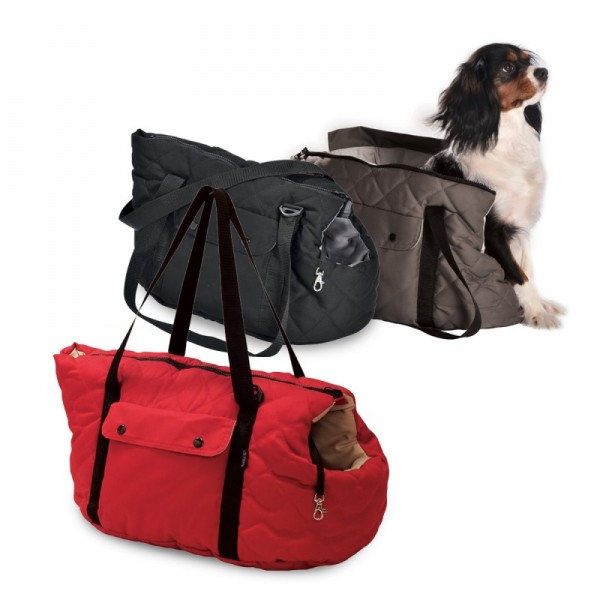 Sac de transport pour chien couleur rouge PROMENADE BOBBY