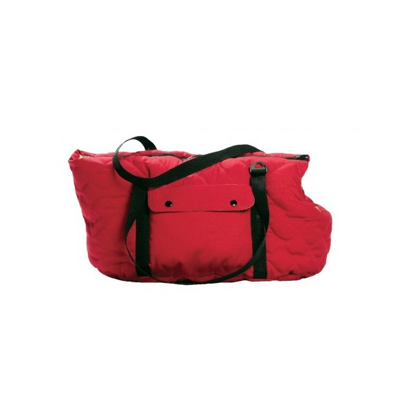 Sac de transport pour chien couleur rouge PROMENADE BOBBY