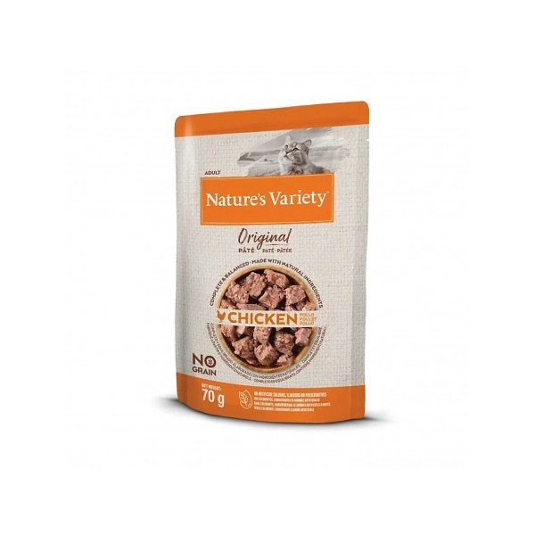 PATEE sans céréales pour chat POULET ORIGINAL NATURE'S VARIETY-DOGFRENCHTOUCH