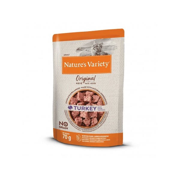 Pâtées sans céréales pour chats dinde ORIGINAL NATURE'S VARIETY
