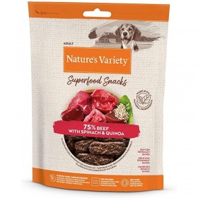 FRIANDISES pour chien SUPERFOOD SNACKS au boeuf NATURE'S VARIETY-DOGFRENCHTOUCH