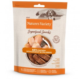 FRIANDISES pour chien SUPERFOOD SNACKS au poulet NATURE'S VARIETY-DOGFRENCHTOUCH