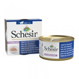 PATEE pour chat AU NATUREL thon et blanchailles 14x85g SCHESIR - DOGFRENCHTOUCH