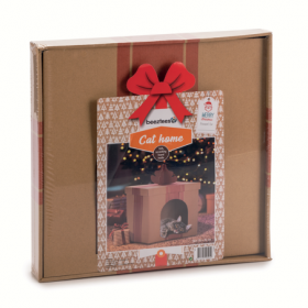 GRIFFOIR pour chat forme BOITE A CADEAU DE NOEL BEEZTEES-DOGFRENCHTOUCH