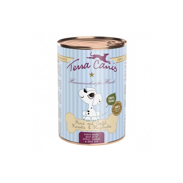 Paté pour chiot au boeuf 6x400g PUPPY TERRA CANIS