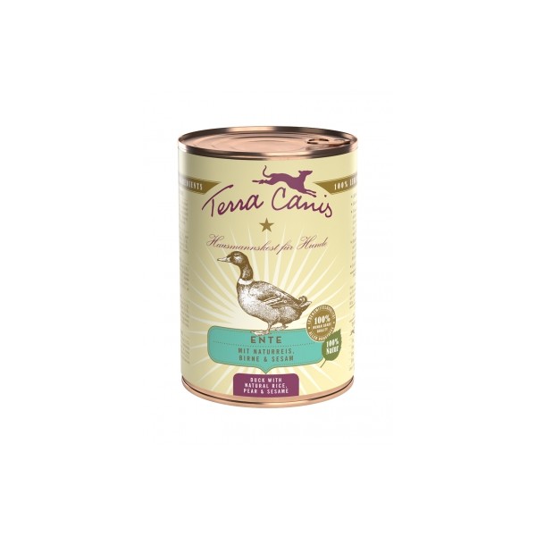 Patée pour chien au canard 6x400g Classic TERRA CANIS