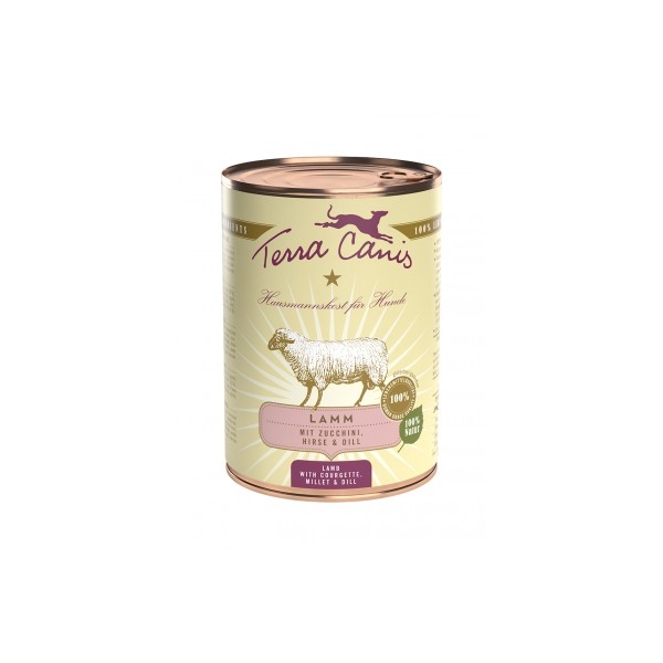 Patée pour chien à l'agneau 6x400g Classic TERRA CANIS