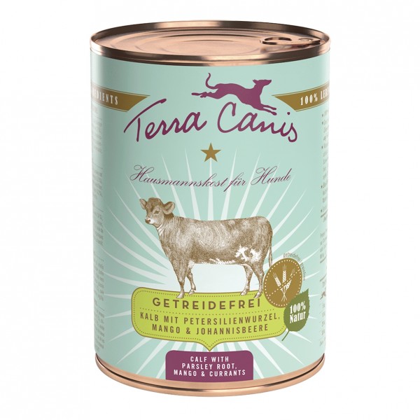 Patée pour chien au veau 6x Grain Free TERRA CANIS