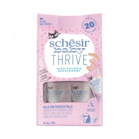 Mousse pour chaton filets de poulet et foie de poulet 20gx8 BABY SCHESIR