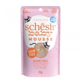 Mousse pour chaton foie de poulet 70gx12 BABY SCHESIR