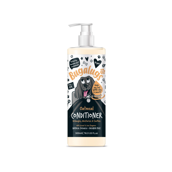 Après shampooing démêlant pour chien senteur OATMEAL BUGALUGS