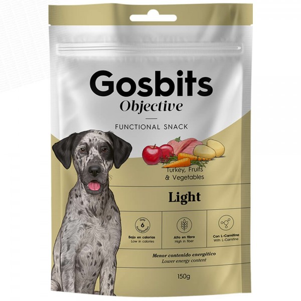 Friandises pour chien Gosbits Light Dog Objective GOSBI