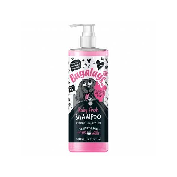 SHAMPOOING DOUX pour chiot et chien BABY FRESH BUGALUGS-DOGFRENCHTOUCH