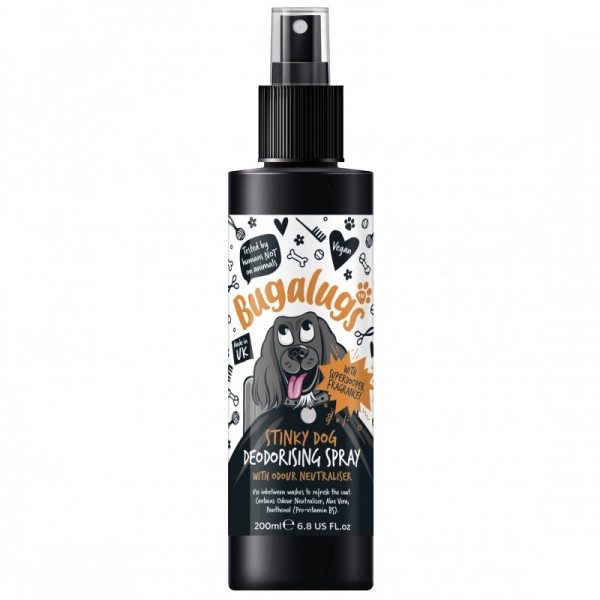 Spray déodorant pour chien odeur forte STINKY DOG BUGALUGS