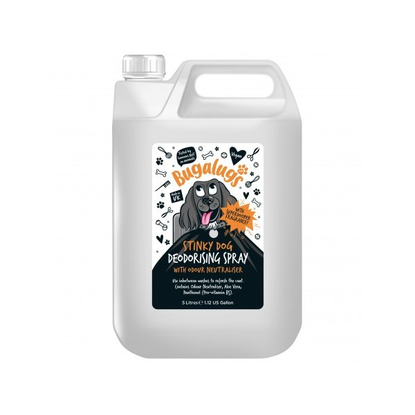 Spray déodorant pour chien odeur forte STINKY DOG BUGALUGS