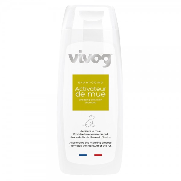 SHAMPOOING PROFESSIONNEL pour chien et chat ACTIVATEUR DE MUE VIVOG-DOGFRENCHTOUCH