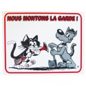 Plaque humour chiens et chats KARLIE