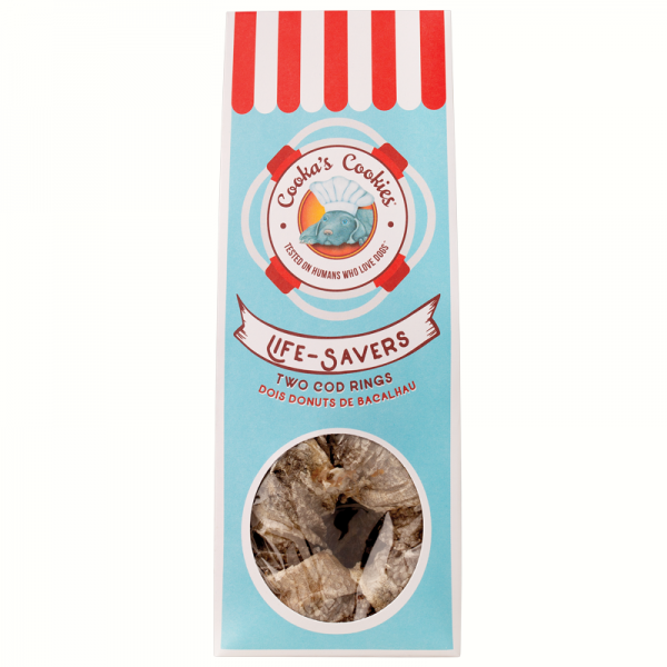 Friandise Anneaux MORUE pour chien COOKA'S COOKIES