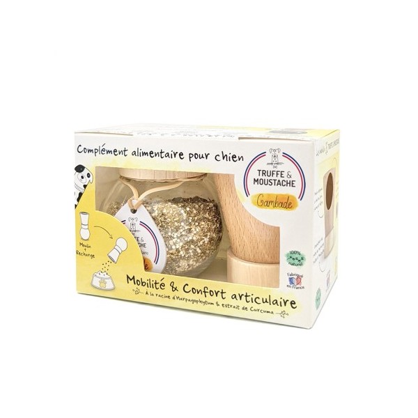 Mobilité & confort articulaire pour chien GAMBADE TRUFFE & MOUSTACHE