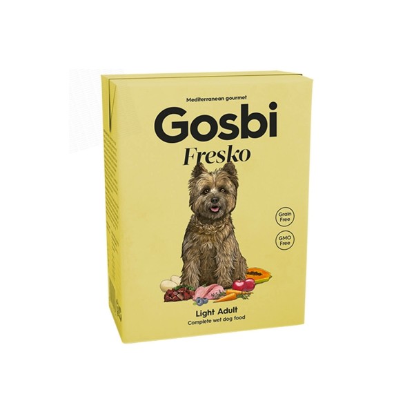 Alimentation humide pour chien Fresko Dog LIGHT Adult GOSBI