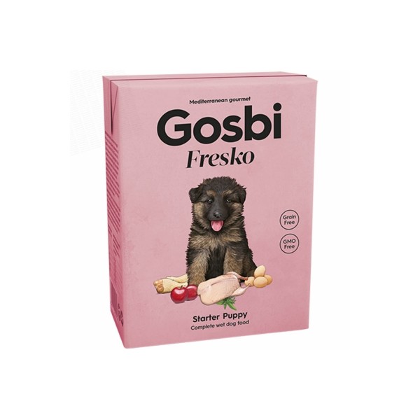 Alimentation humide pour chiots Fresko Dog STARTER PUPPY GOSBI