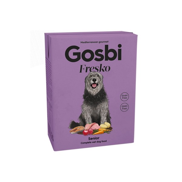Alimentation humide pour chien Fresko Dog SENIOR GOSBI