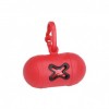 Distributeur sachets ramasse crottes forme os rouge CAMON
