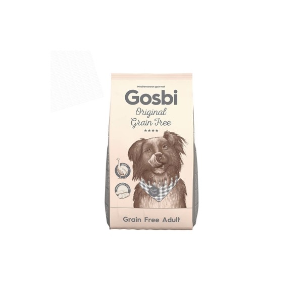 Croquettes pour chiens sans céréales ORIGINAL DOG GRAIN FREE ADULT GOSBI