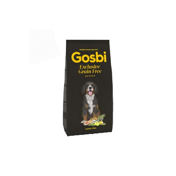 Croquettes pour moyens chiens sans céréales EXCLUSIVE GRAIN FREE JUNIOR FISH GOSBI