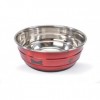 Gamelle pour chien et chat vernie motif pattes et os CAMON