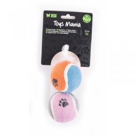 Jouet pour chien Lot 4 Balles de Tennis diam 6,5 cm MARTIN SELLIER