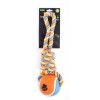 Jouet pour chien Balle de Tennis avec corde diam 10 cm MARTIN SELLIER